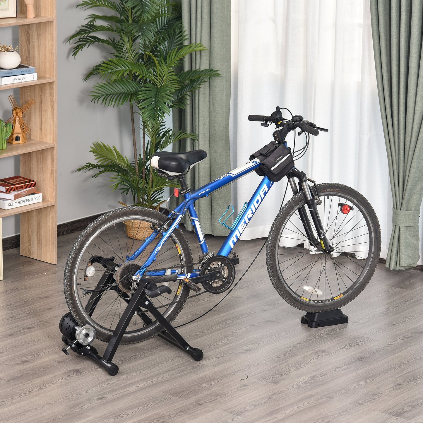 Indoor Magnetic Bike Bicycle Trainer Stand 5 Level Resistance