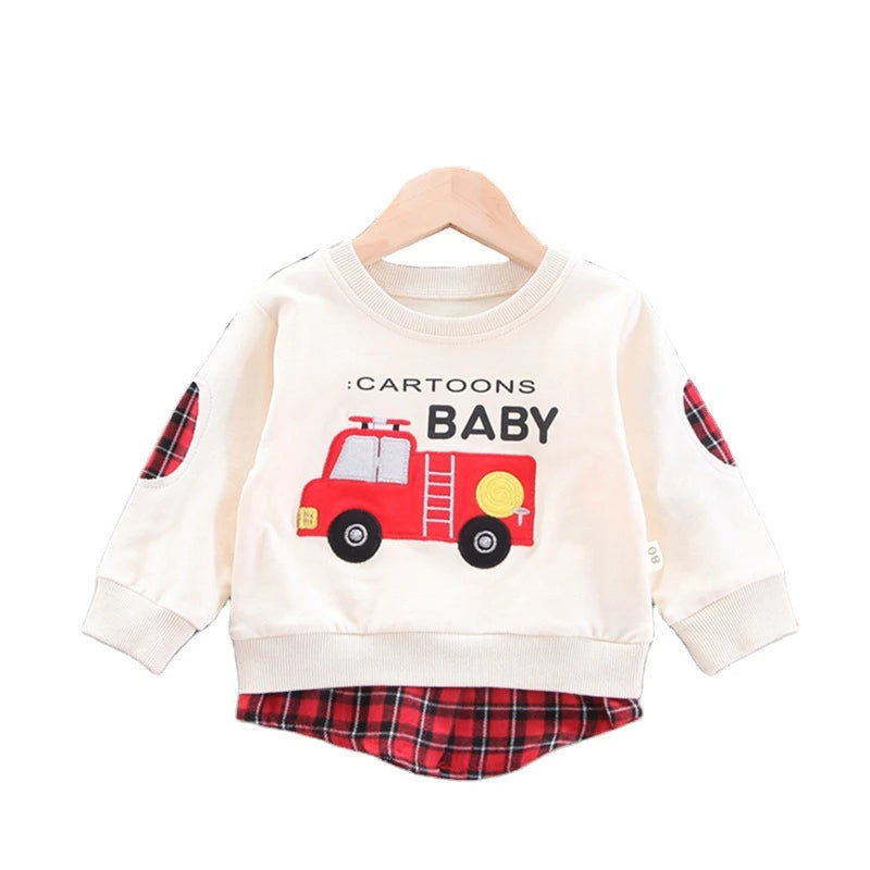 New Spring Autumn Baby hooded sweatshirt