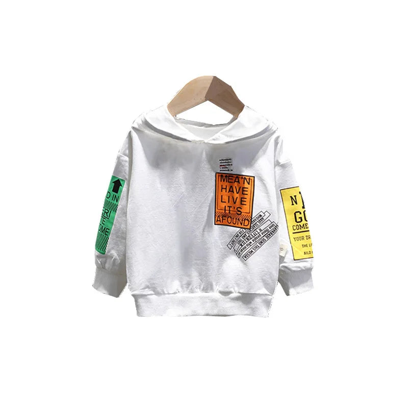 New Spring Autumn Baby hooded sweatshirt