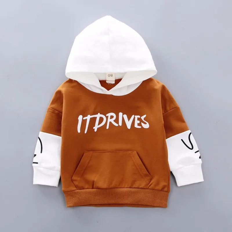 New Spring Autumn Baby hooded sweatshirt