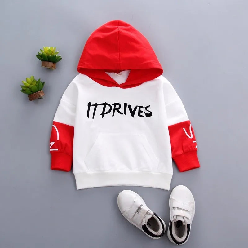 New Spring Autumn Baby hooded sweatshirt