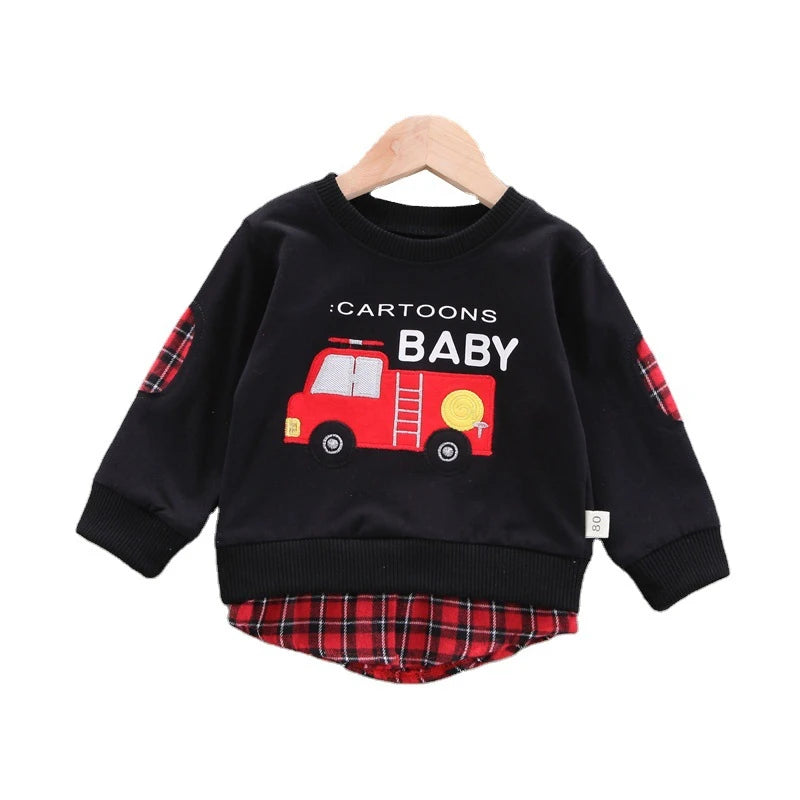 New Spring Autumn Baby hooded sweatshirt