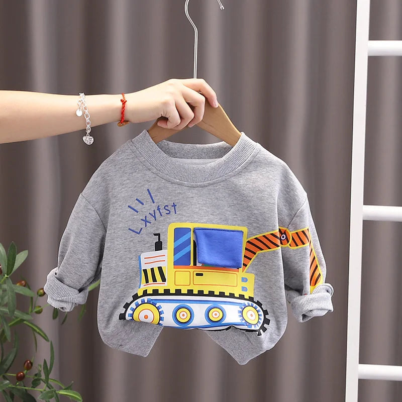 New Spring Autumn Baby hooded sweatshirt