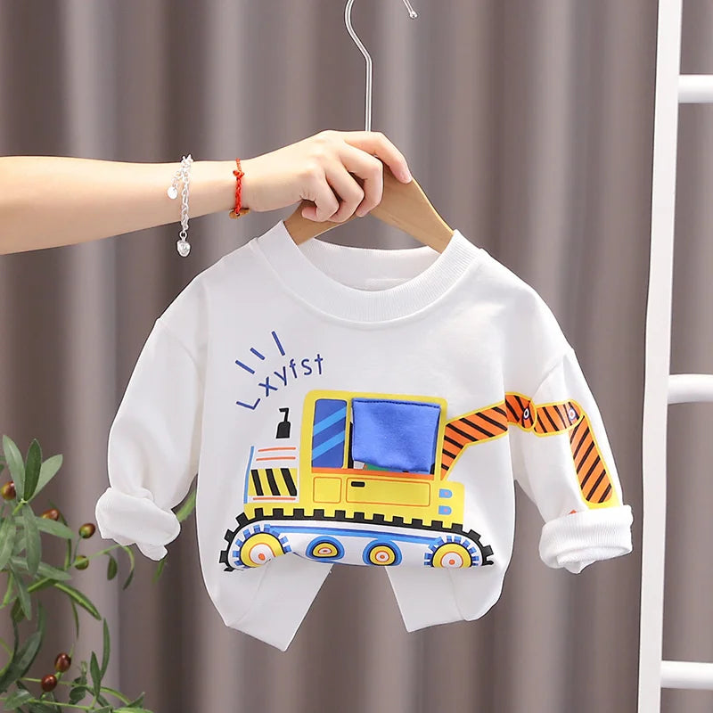 New Spring Autumn Baby hooded sweatshirt