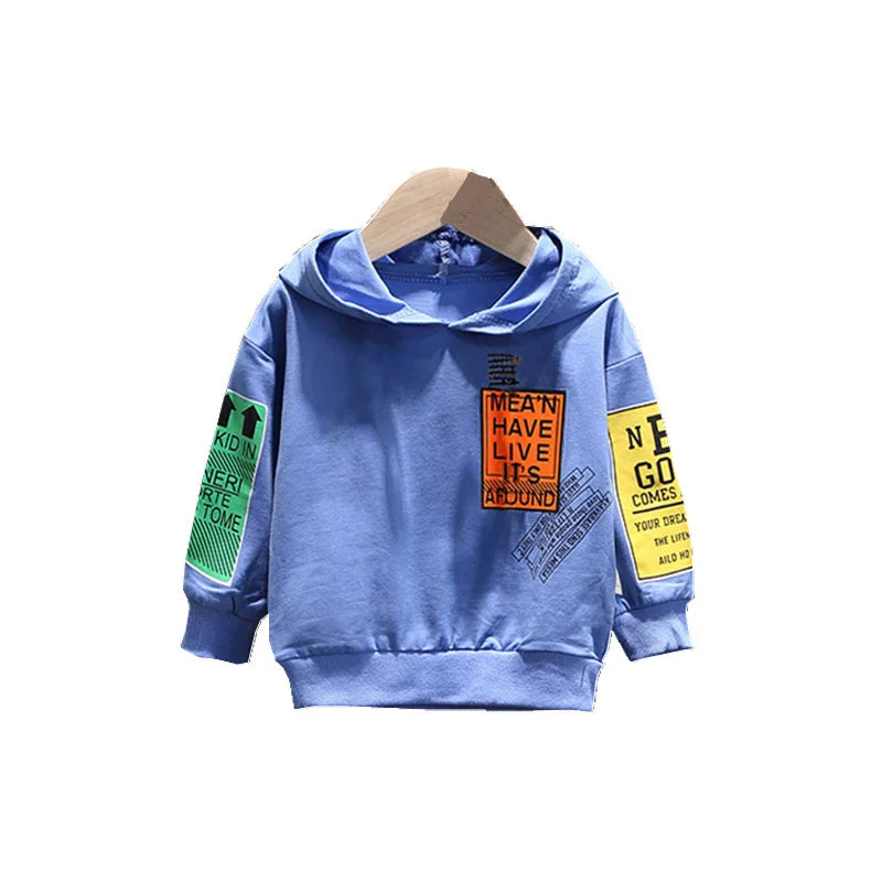 New Spring Autumn Baby hooded sweatshirt