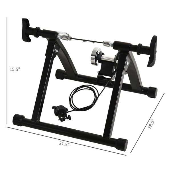 Indoor Magnetic Bike Bicycle Trainer Stand 5 Level Resistance