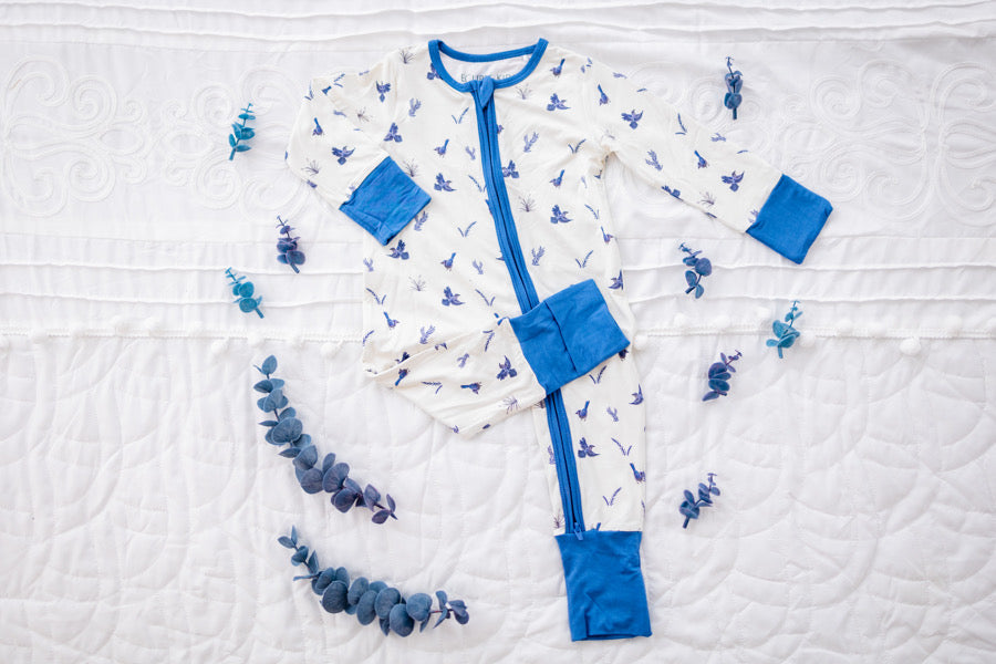 Blue Jays - Long Sleeve Zipper Romper