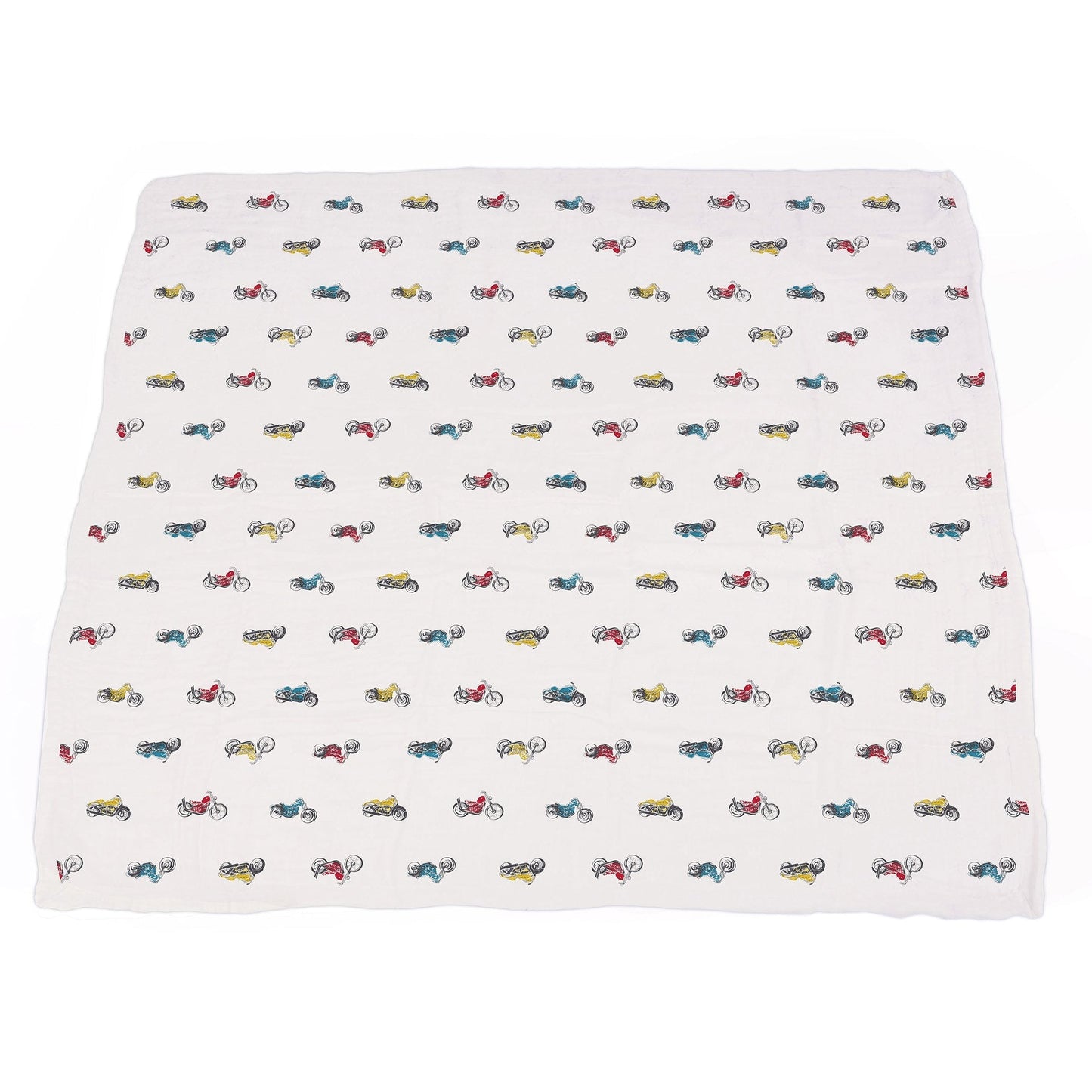 Vintage Muscle Cars and Motorcycles Bamboo Muslin Newcastle Blanket